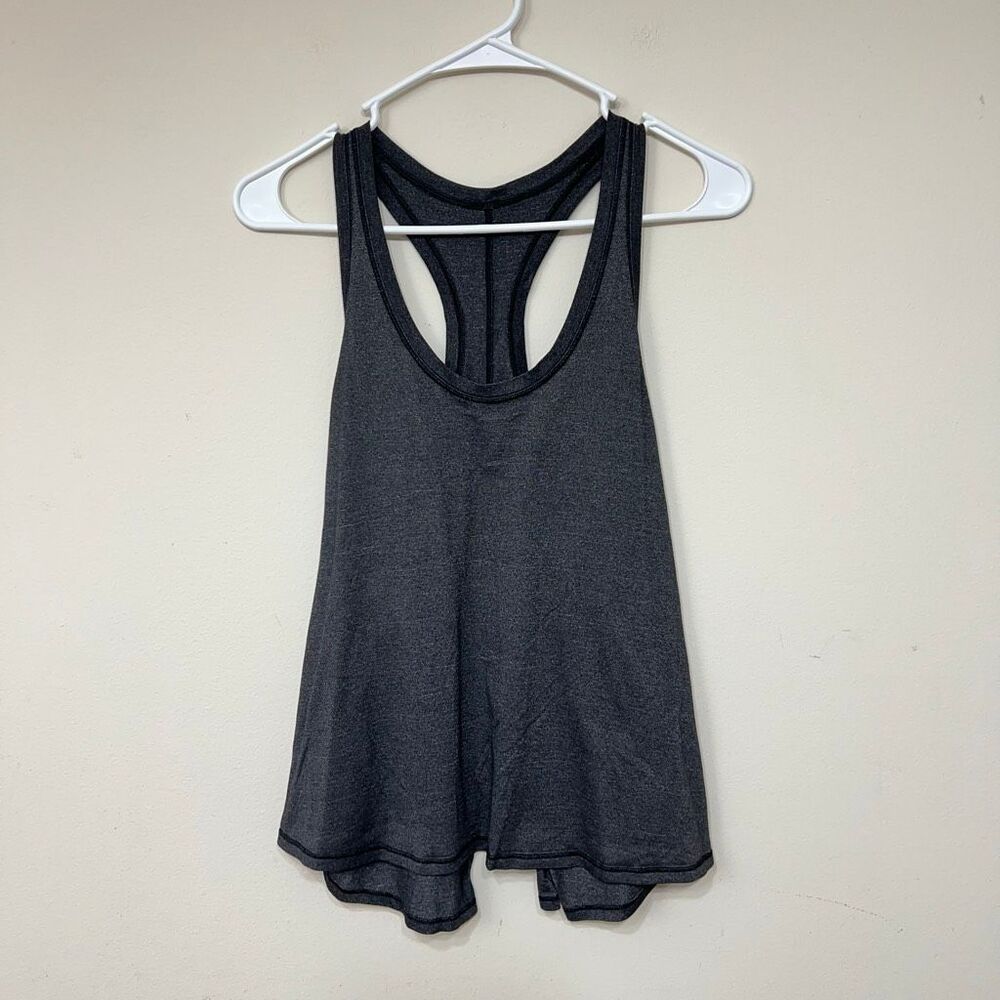 Lululemon Dark Gray Racerback Tank 6 Women